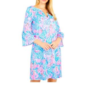 LILLY PULITZER Tosha dress in Multi Treasure Trove XXL